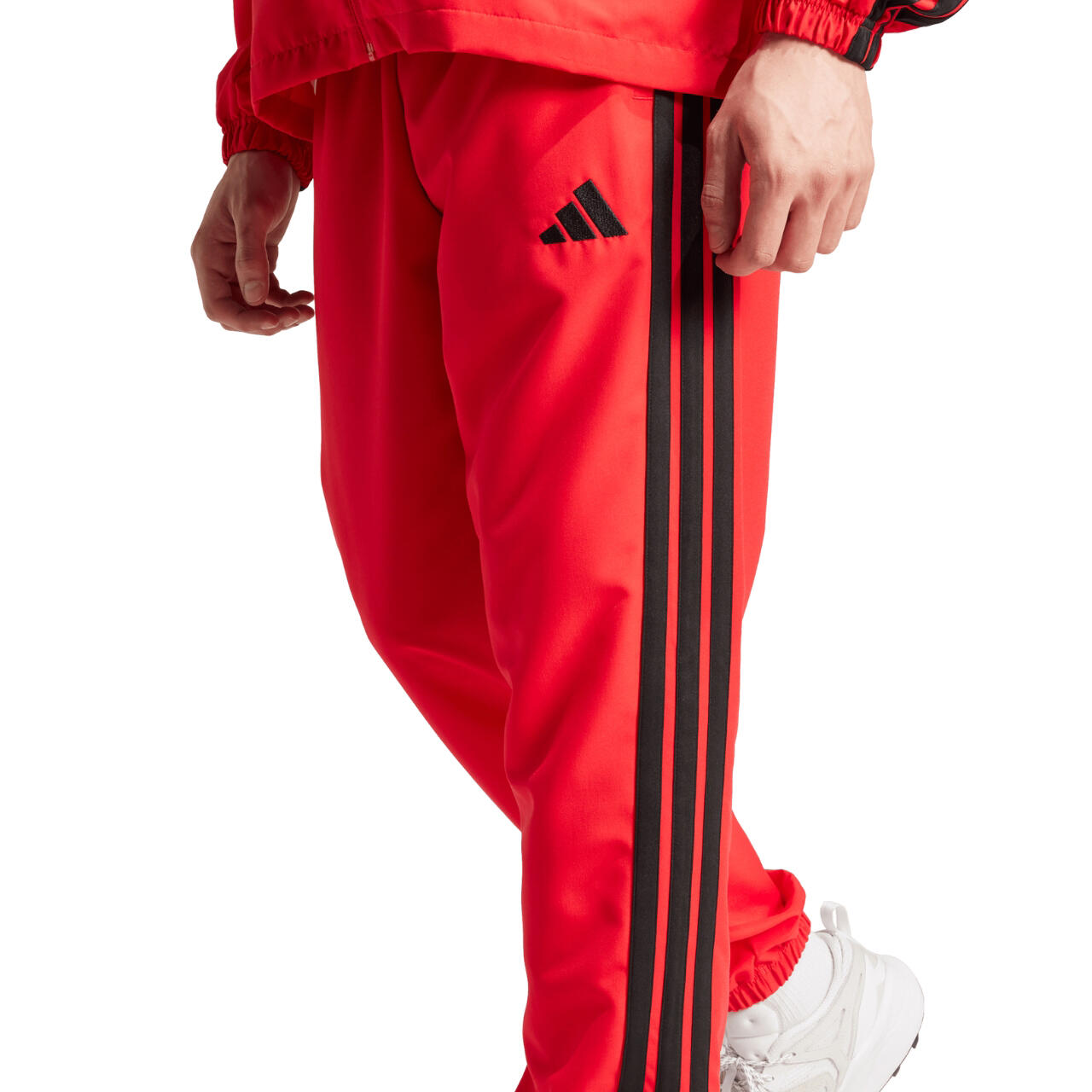 Trainingspak Basic 3-Stripes Woven Rood - JI8851 7/7