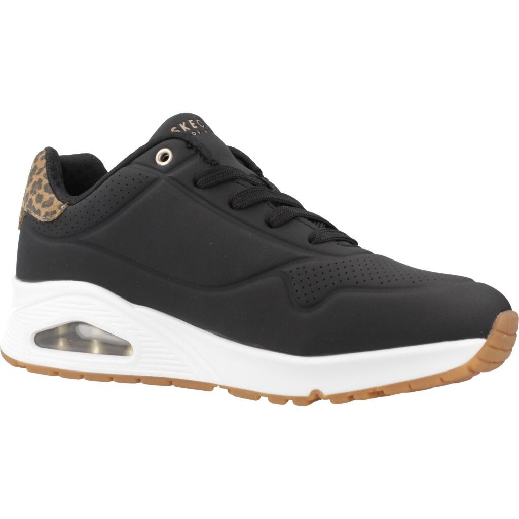 Baskets Femme Baskets Skechers UNO-JUNGLE NITE Noir Skechers 5/5