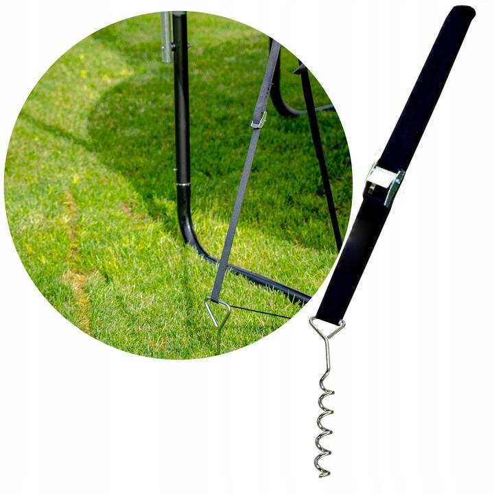 Kotwy mocujące do trampoliny ogrodowej THUNDER 33cm stabilizujące 4szt. 3/4