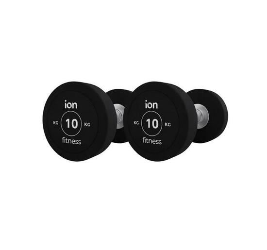 Runde Gummihanteln (Paar) - 2.5kg