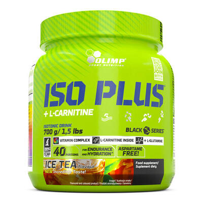 Isotone dranken - iso plus + l-carnitine (700g) - oranje