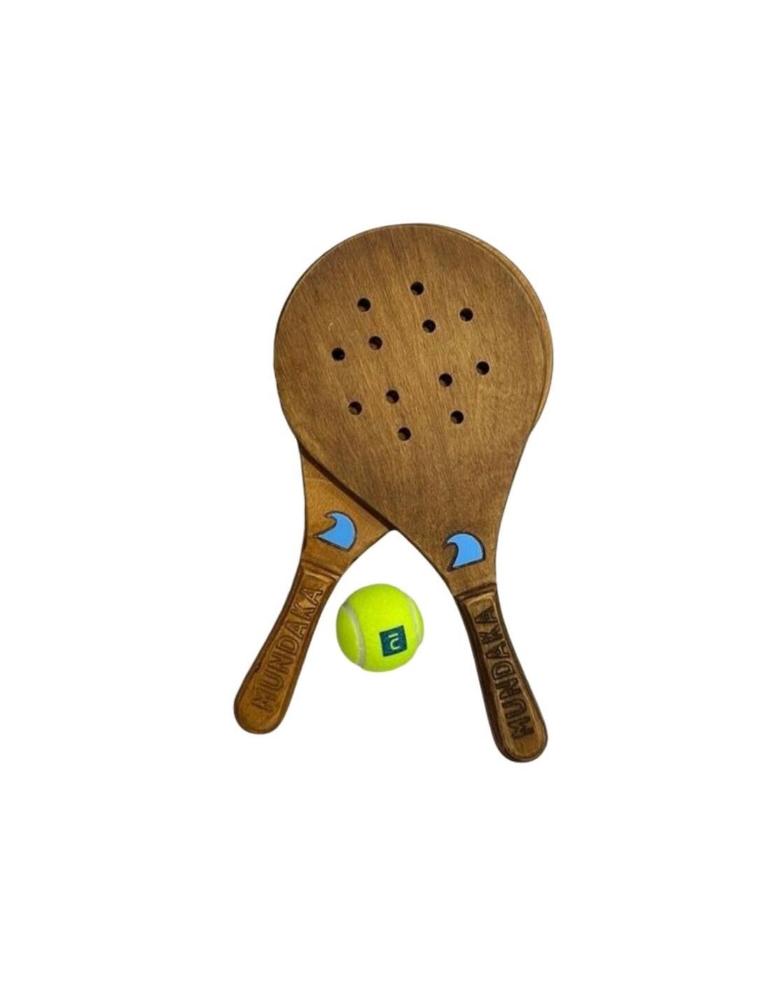 Palas de tênis de praia de madeira Mundaka Beach Racket 2/4