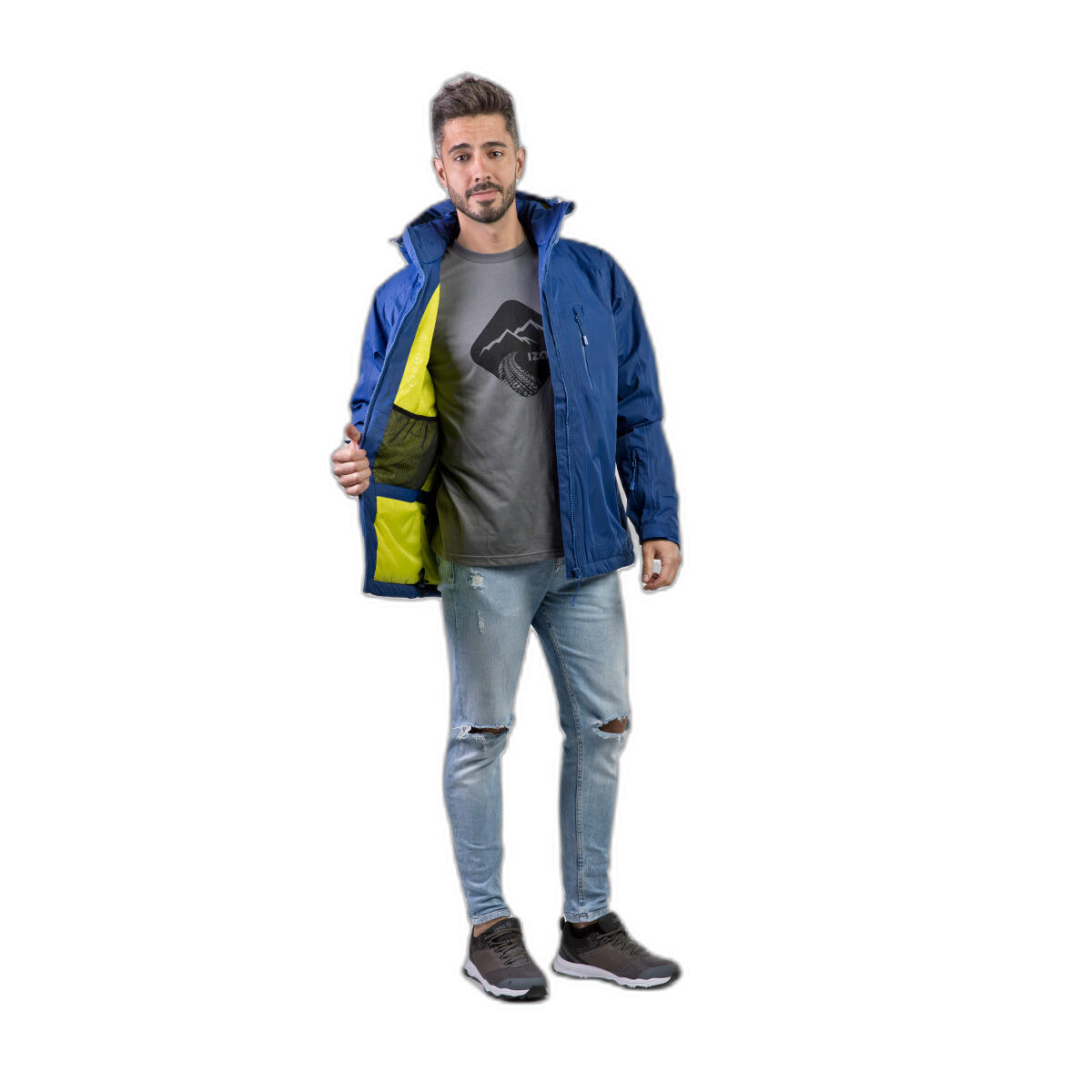Wasserdichte Jacke Izas Naluns 3/5