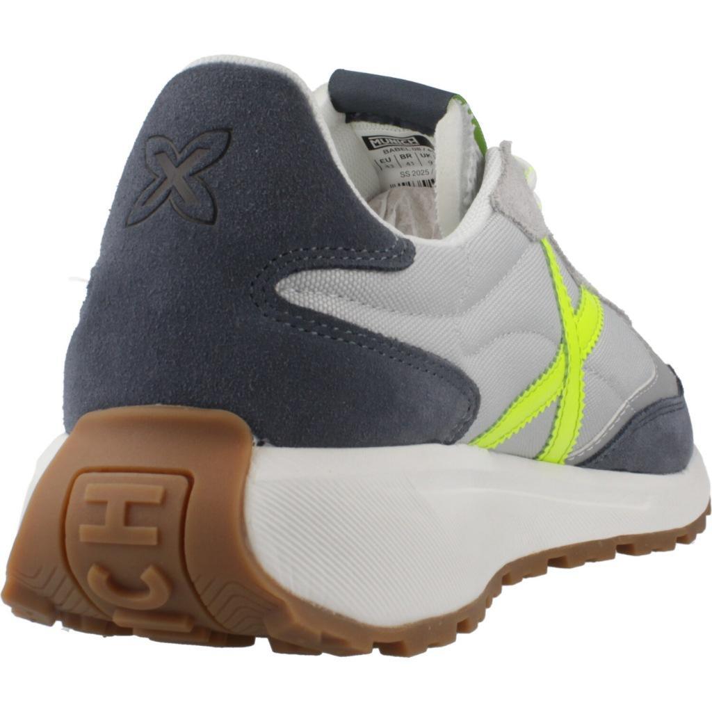 Sneakers Munich Model Babel Kleur Grijs 3/5