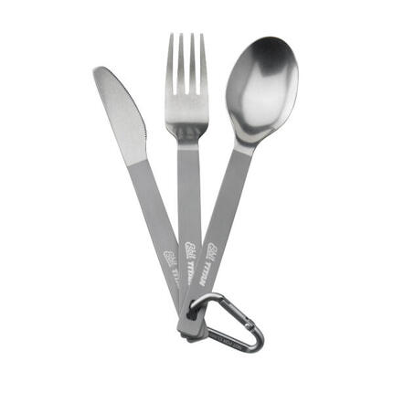 Besteckset aus Titan inklusive Tasche Esbit