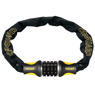 ONGUARD Serratura a catena combinata Mastiff lunghezza 120 cm Ø 4 mm