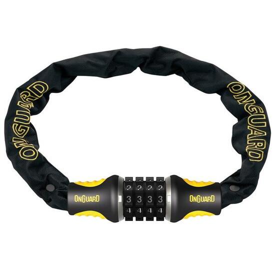 ONGUARD Serratura a catena combinata Mastiff lunghezza 120 cm Ø 4 mm