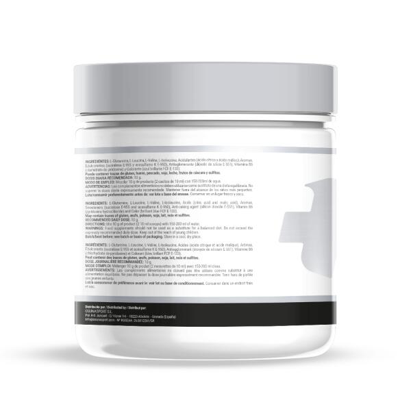 BCAA + L-Glutamine Kyowa® - 500g Dragão Azul da Masmusculo Supplements 2/6