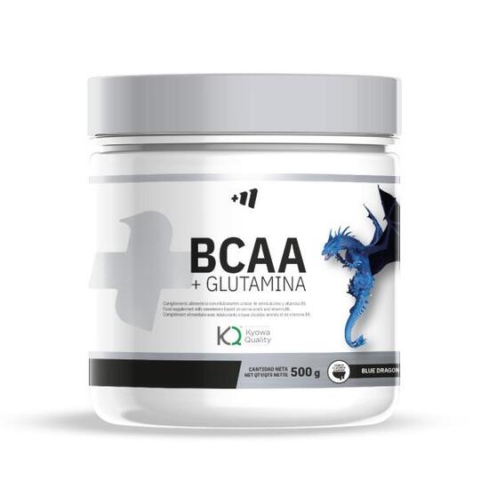 BCAA + L-Glutamine Kyowa® - 500g Dragon bleu de Masmusculo Supplements
