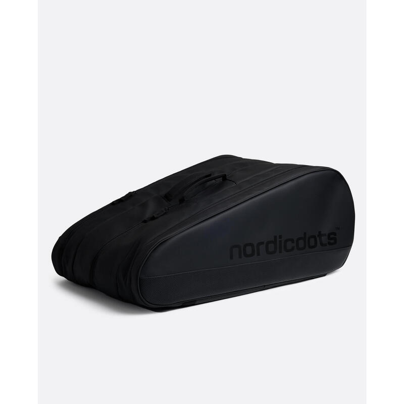Geantă de tenis pentru adulți pentru 12 rachete PRO – Stealth Black