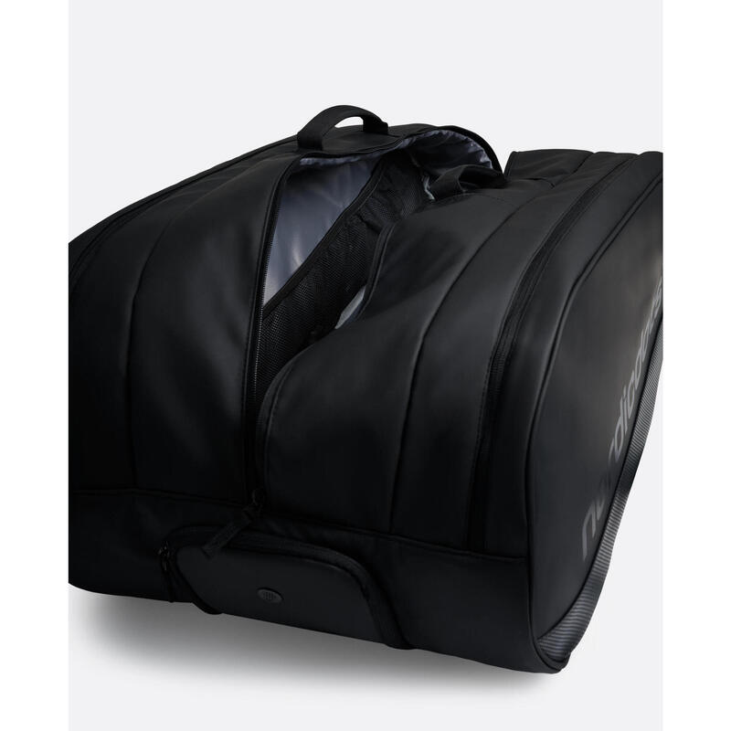 Geantă de tenis pentru adulți pentru 12 rachete PRO – Stealth Black