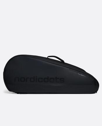 Torba tenisowa dla dorosłych na 12 rakiet PRO – Stealth Black