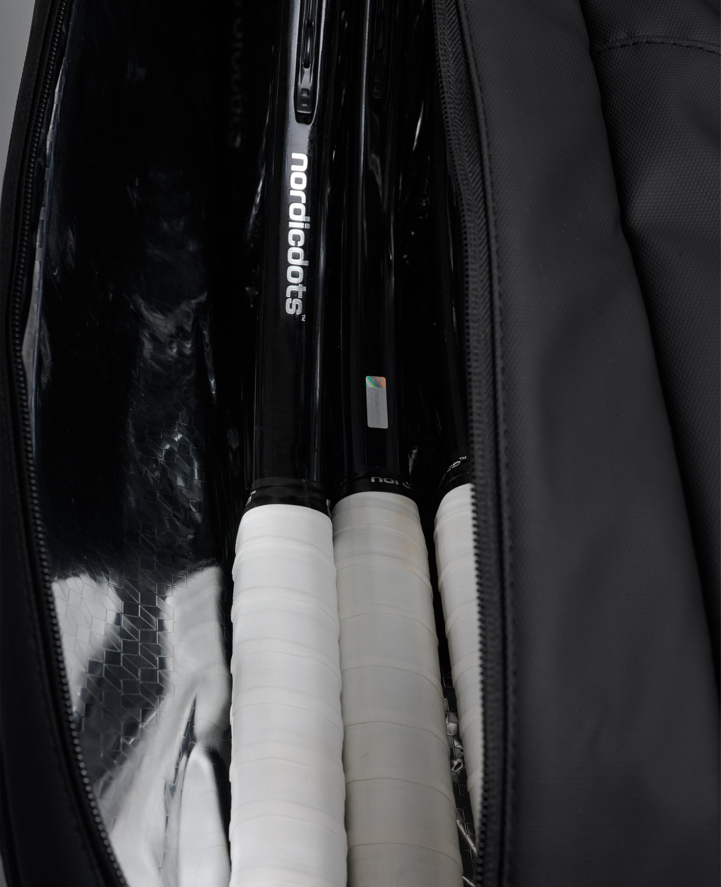 Tennistasche für Erwachsene für 12 Schläger PRO – Stealth Black 6/6