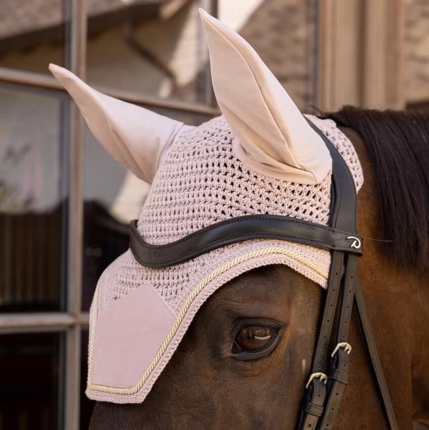 Fliegenhaube Wellington velvet soft rose 2/3