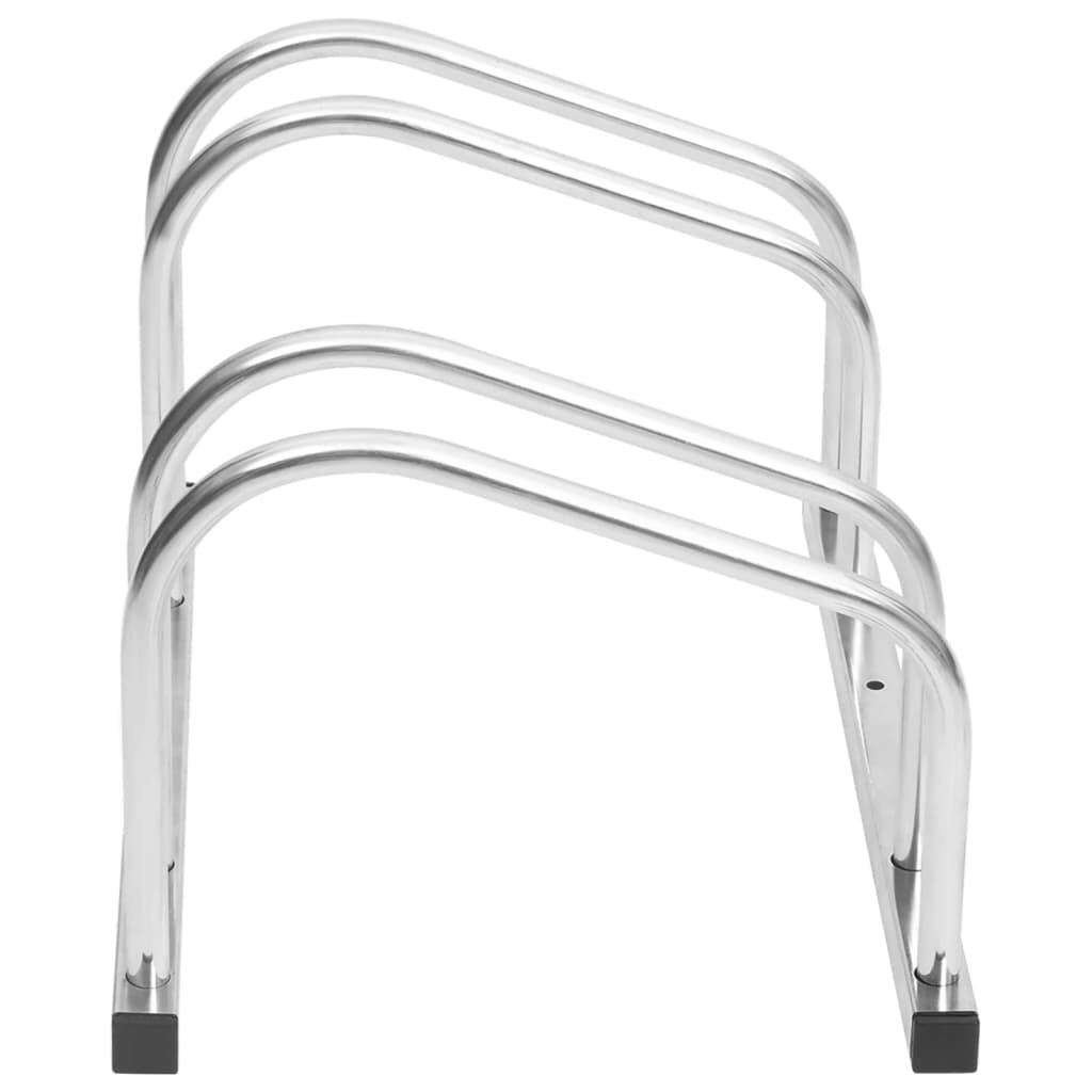 VidaXL Support vélo pour 2 vélos en acier galvanisé 2/2