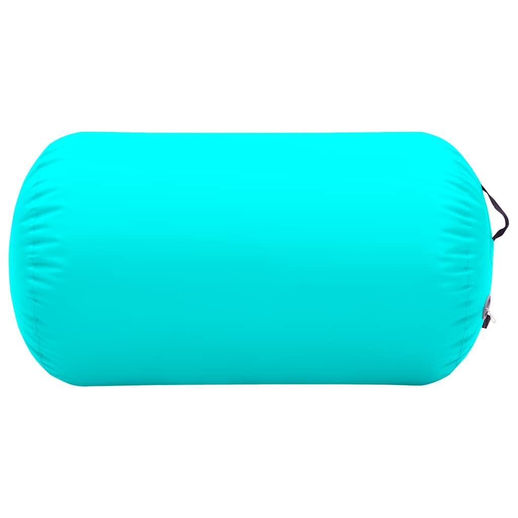 VidaXL Rollo de gimnasia inflable 100x60 cm PVC verde 2/2