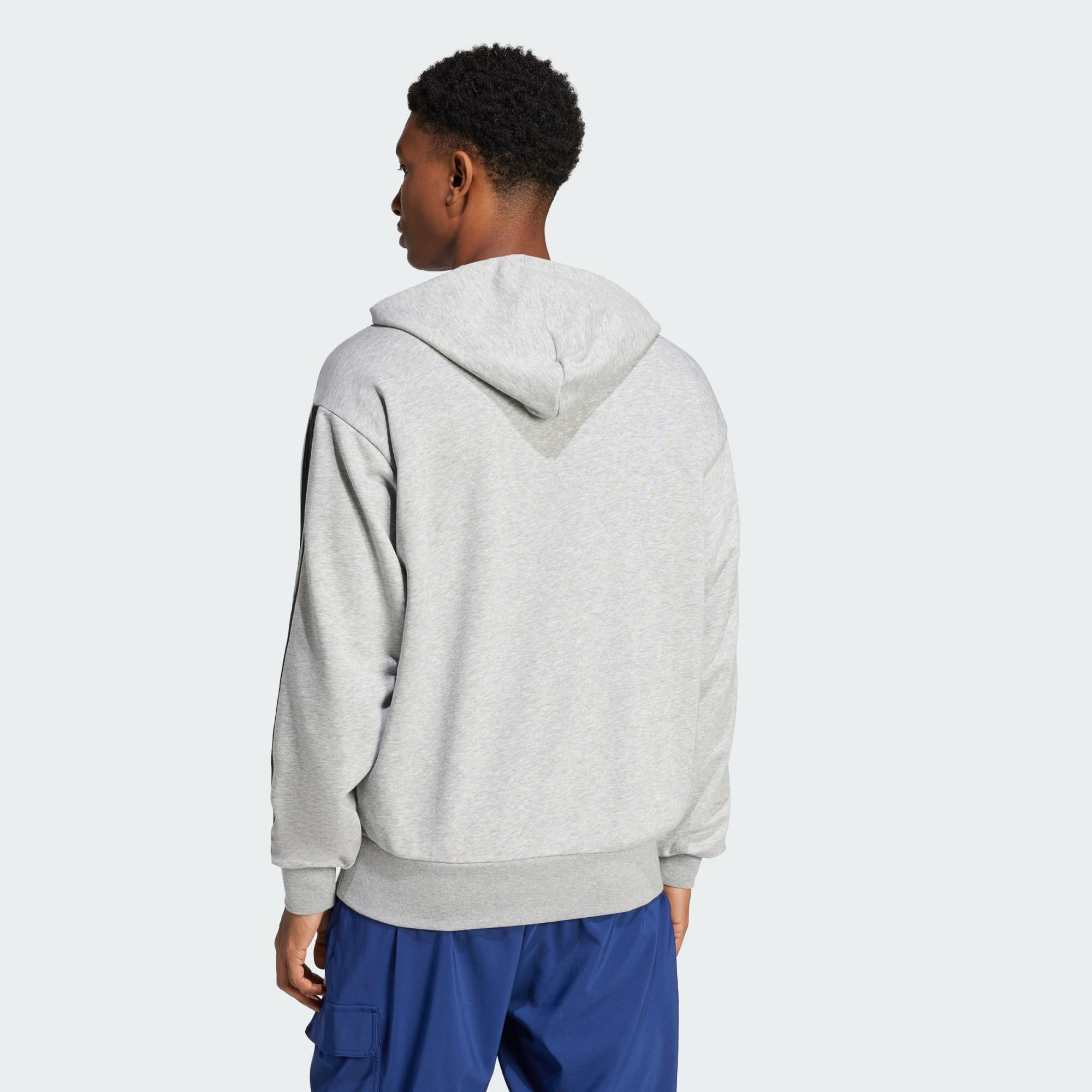 Essentials 3-Stripes French Terry Hoodie 3/6