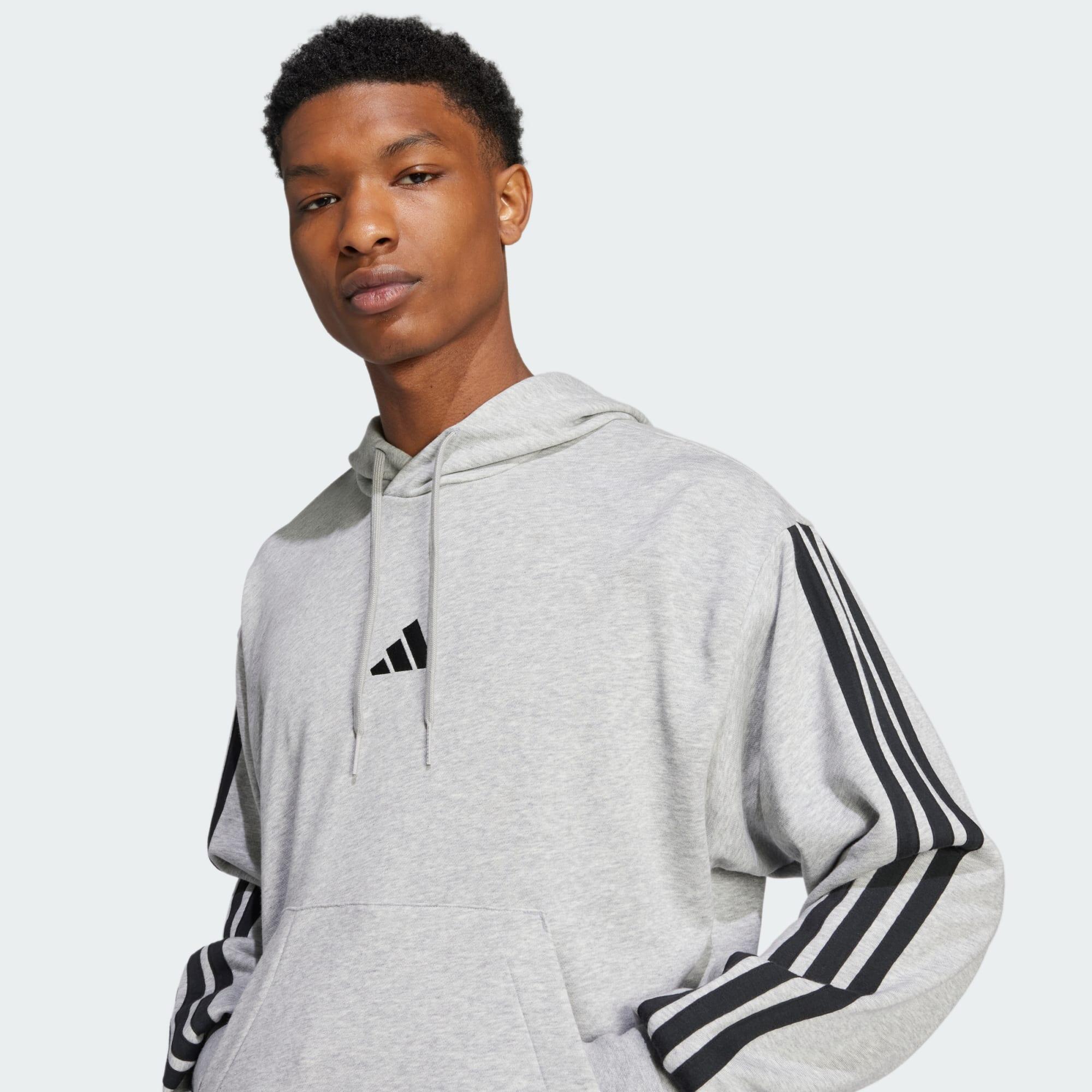 Essentials 3-Stripes French Terry Hoodie 4/6