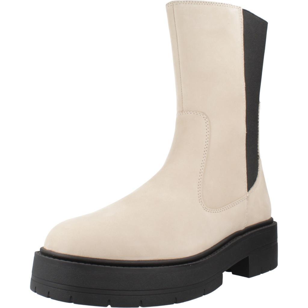 Geox Spherica Women's Beige/Black Ankle Boots