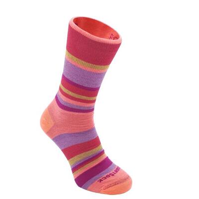 Wrightsock eco explore crew - rood - dubbellaags anti-blaar sokken