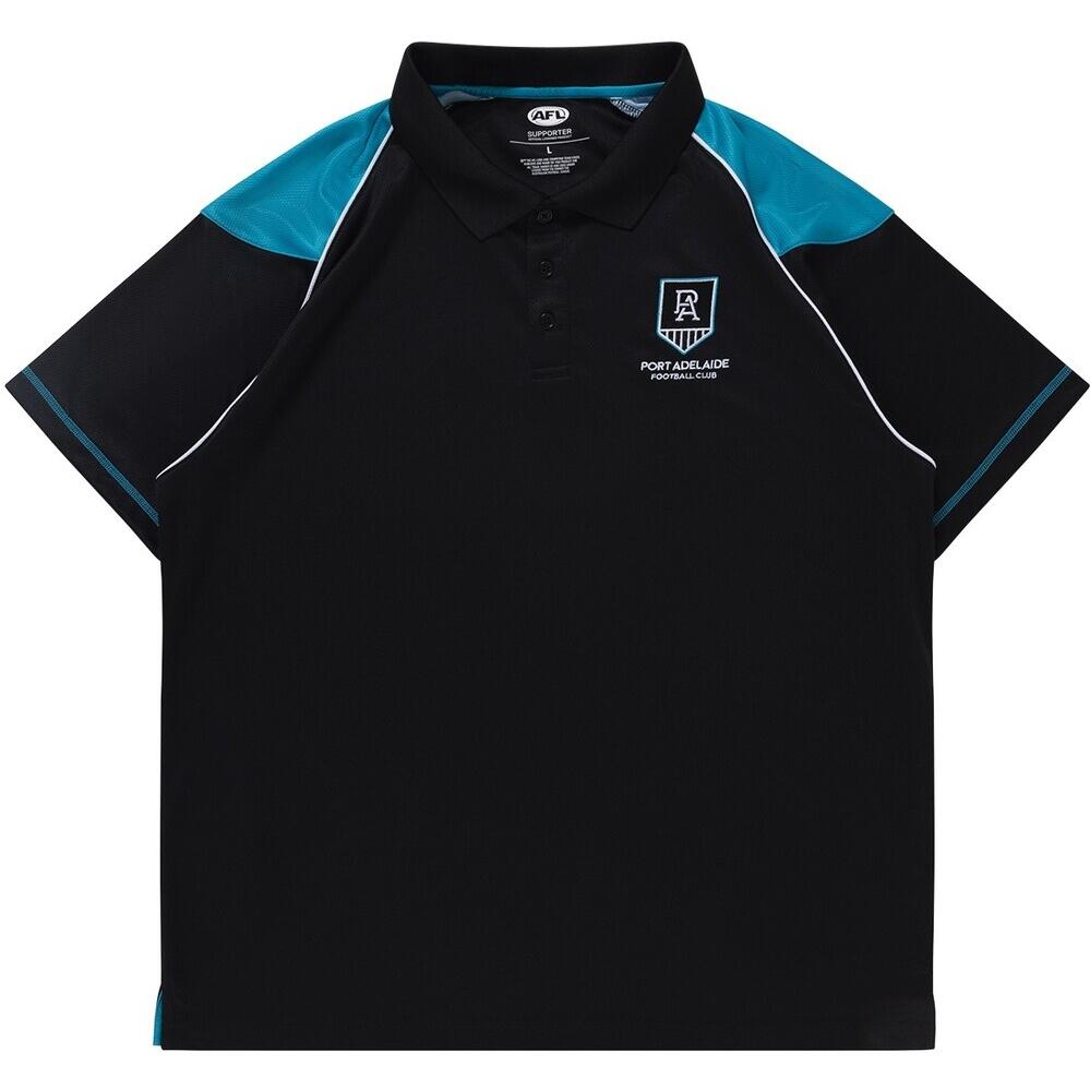 AFL Performance Polo Shirt - Port Adelaide Power - Supporter - Adult - Mens