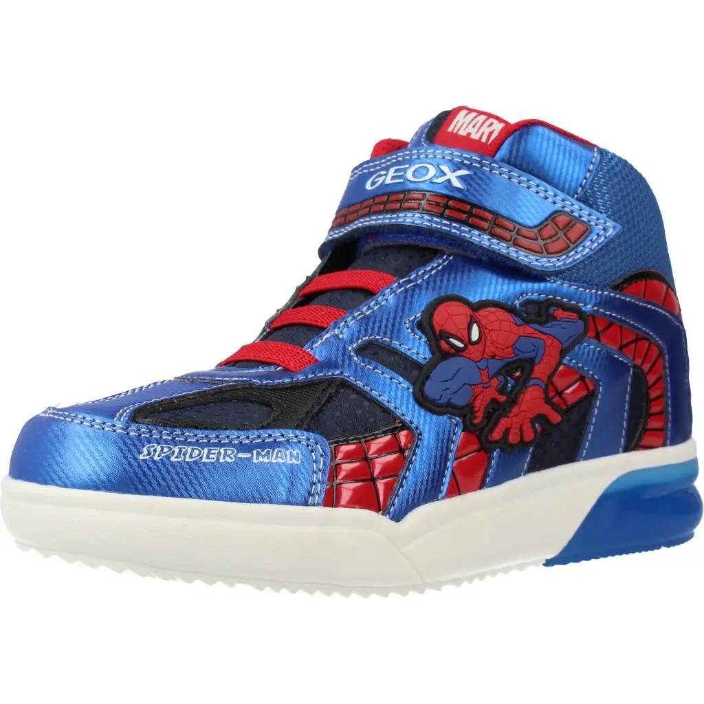 Baskets Geox J GRAYJAY BOY C Bleu