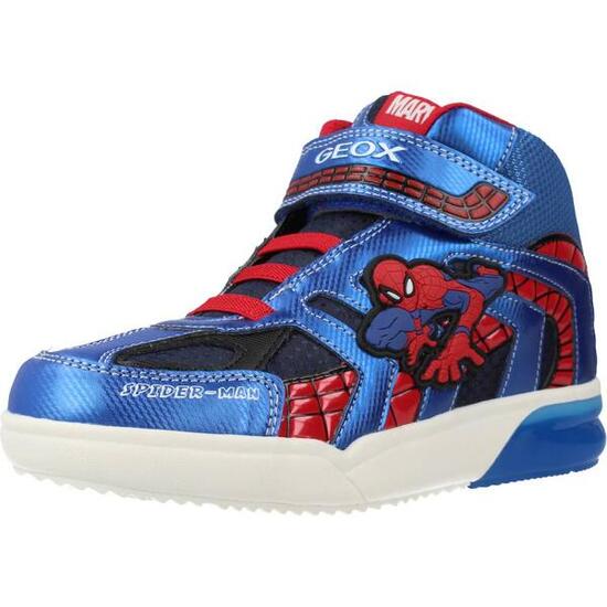 Baskets Geox J GRAYJAY BOY C Bleu