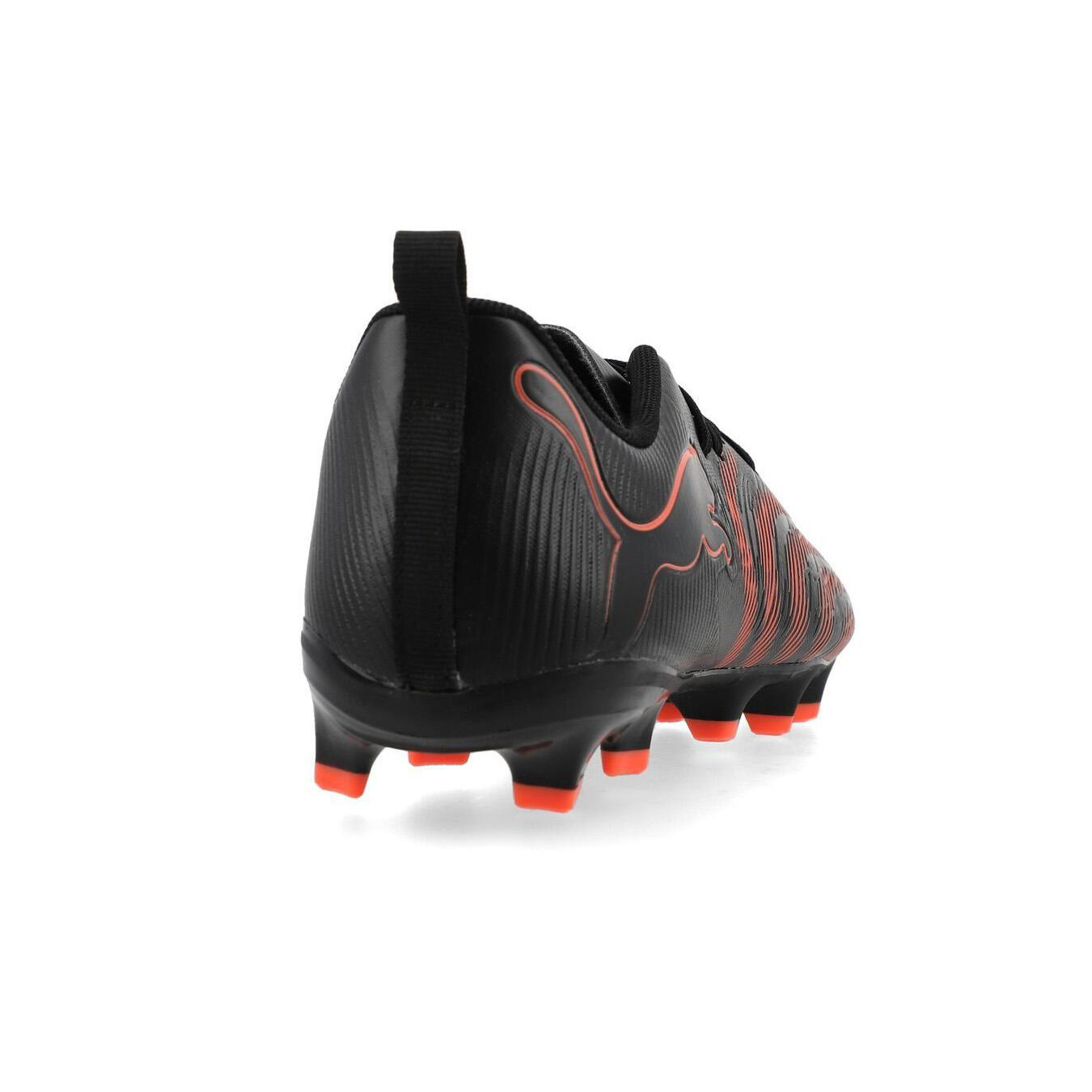 Scarpe da calcio Junior Puma Future 9 Play FG/AG Nero e Rosso 5/7