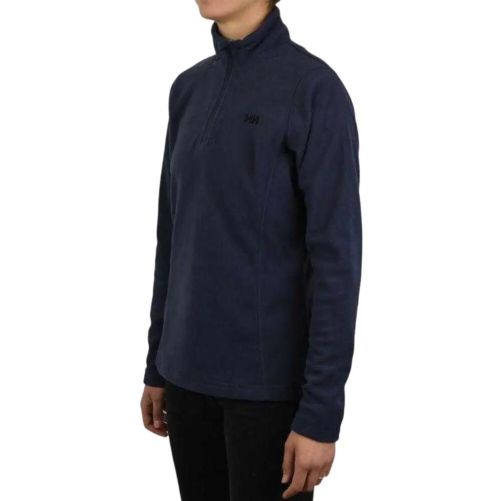 Womens/Ladies Daybreaker Fleece Top (Navy Blue) 3/4