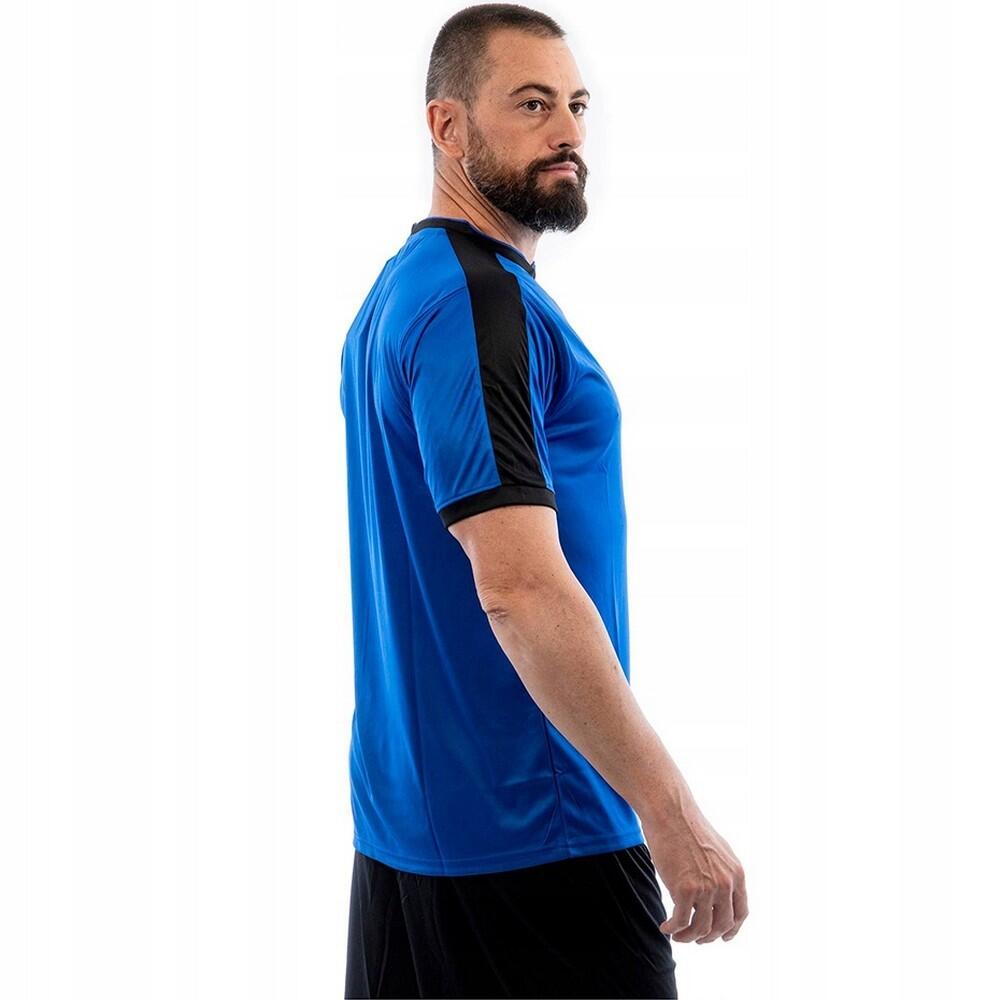 Maglietta Interblocco Uomo Givova Revolution Nero Blu 3/3