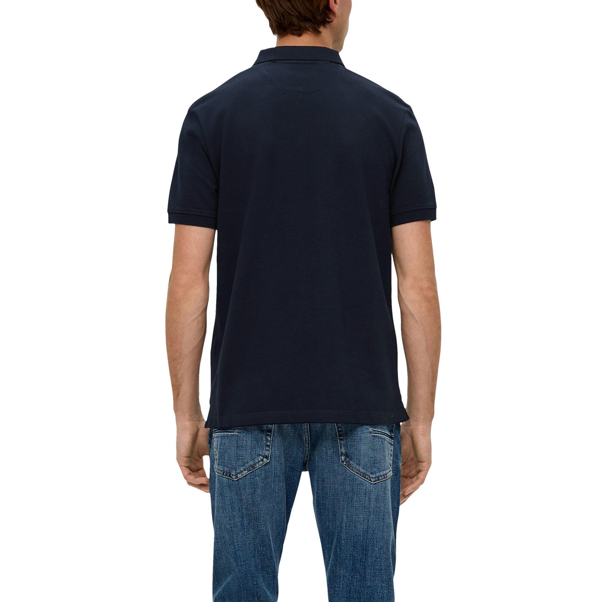 Poloshirt Herren 1er Pack Bequem sitzend-Basic Poloshirt 3/4