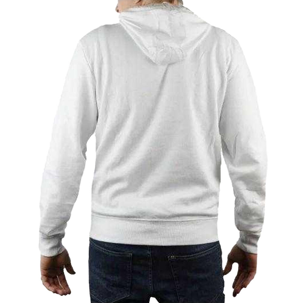 Felpa Con Cappuccio Uomo Kappa Vend Bianco 2/3