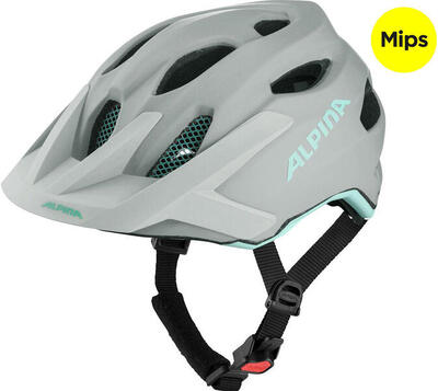 Alpina apax jr. mips kinderhelm 51-56 cm turq/grijs