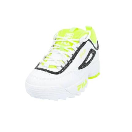Zapatillas Deportivas de Piel Ecológica Disruptor para Niños/Niñas Blanco, Verde