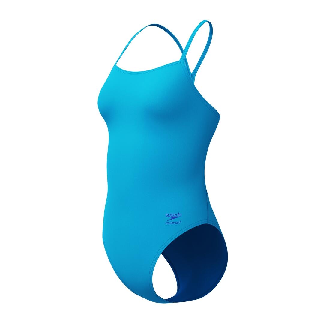 Fato de banho Speedo Club Training V-Back 2.0 para mulher Azul 6/7