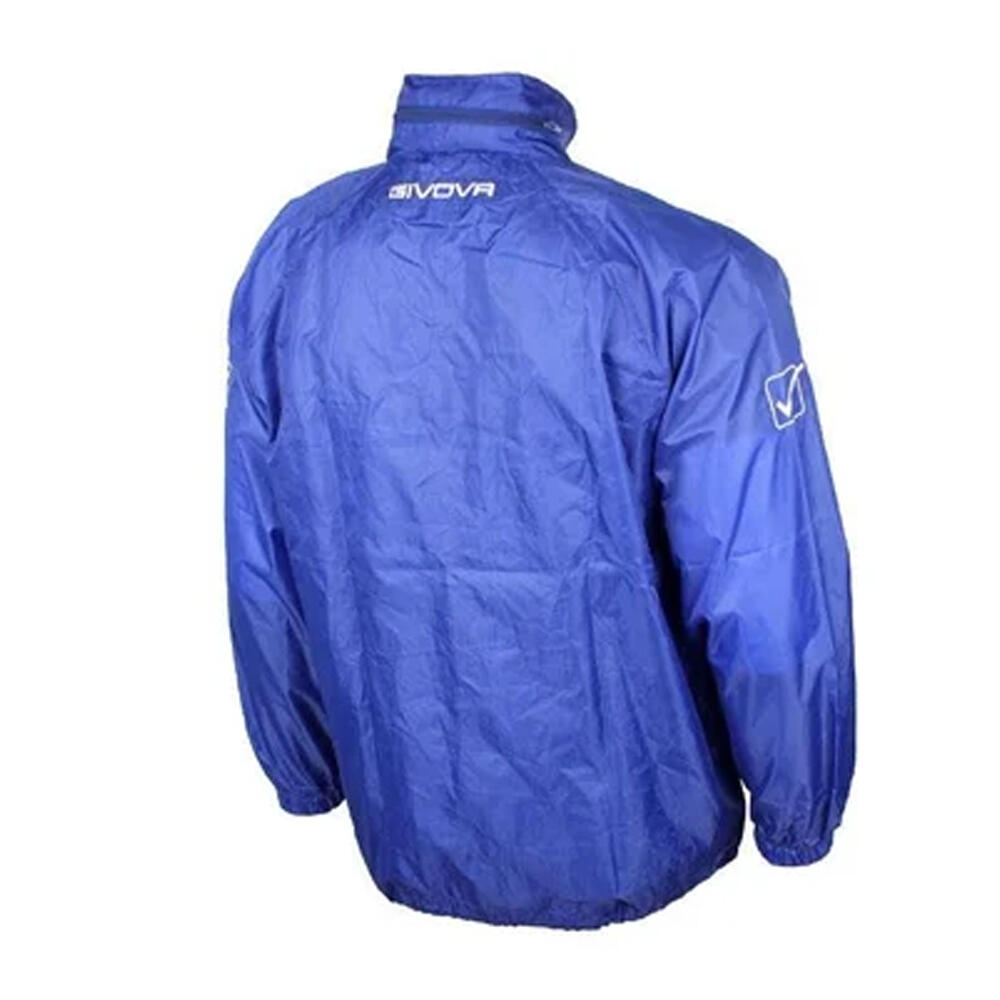 Gewatteerd herenjack met volledige rits (Blauw) 2/3