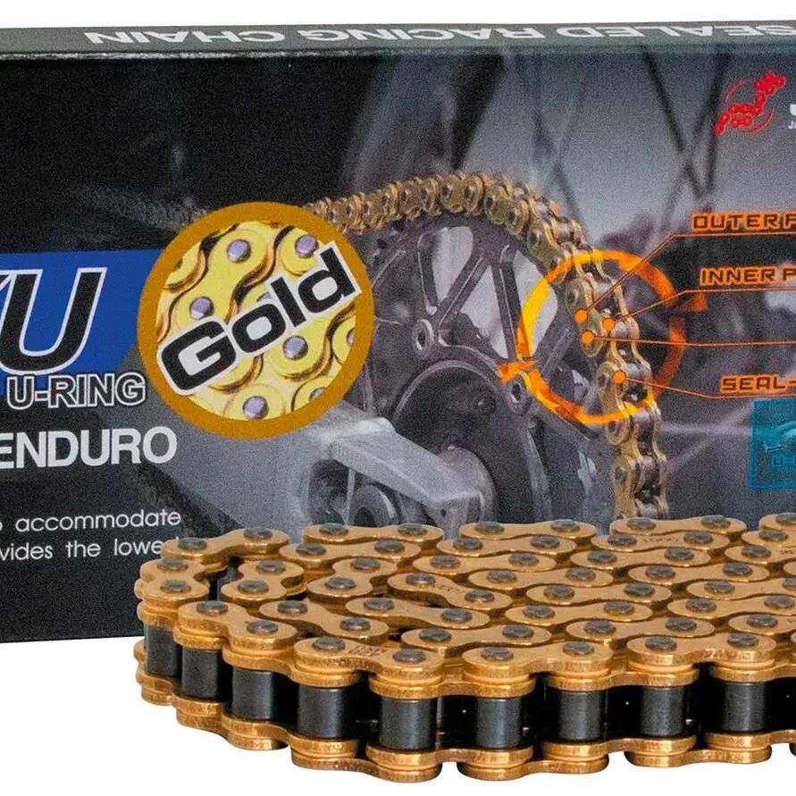 RK 428 MXU 134 C Bike Chain Gold Open