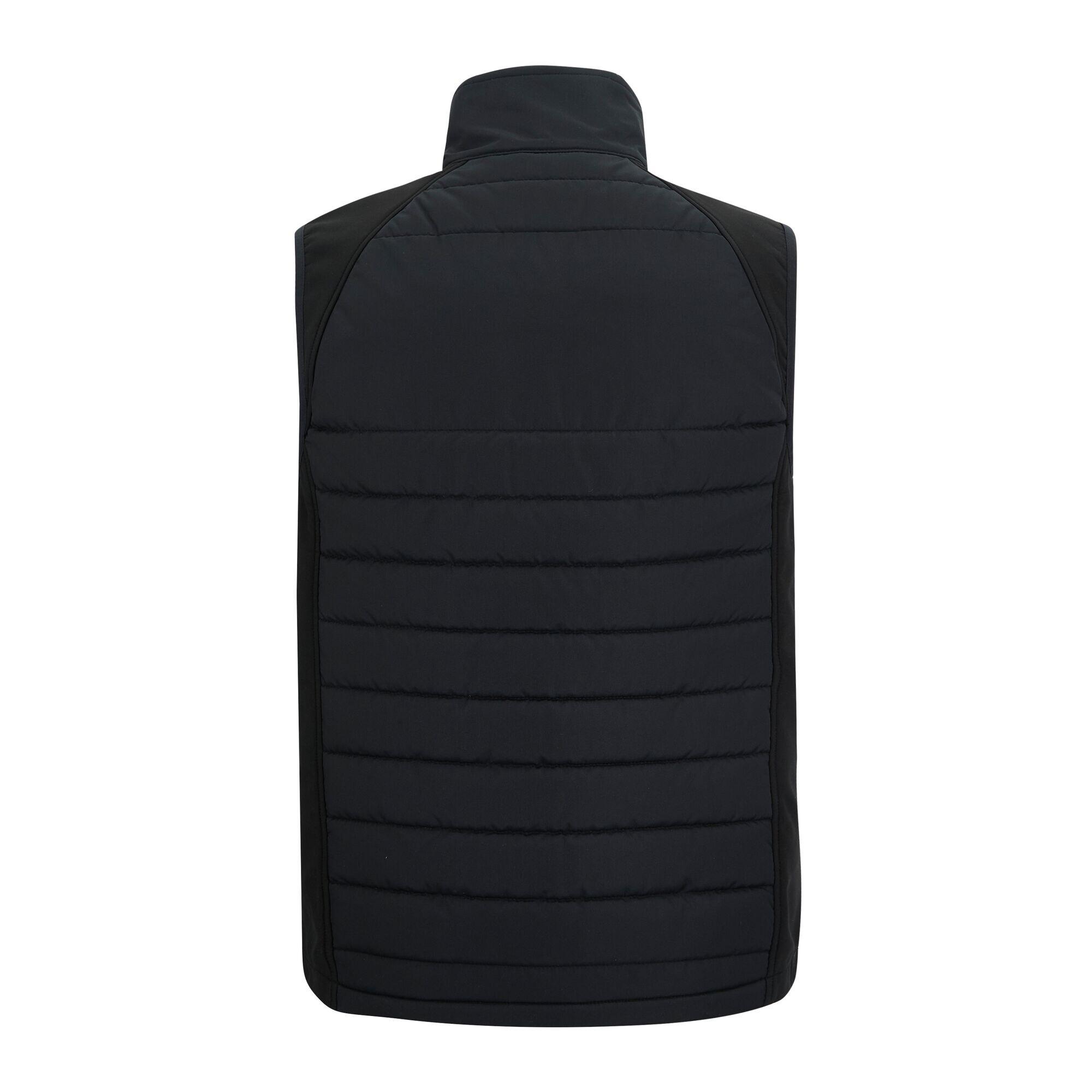 Mens Full Zip Gilet (Black/Ash) 2/4