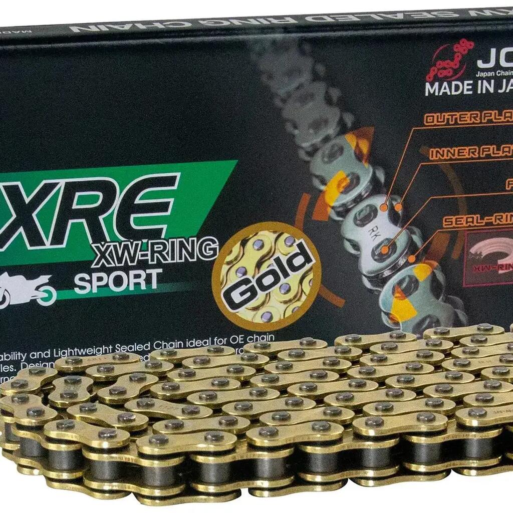RK 520 XRE 106N Gold Open Bicycle Chain