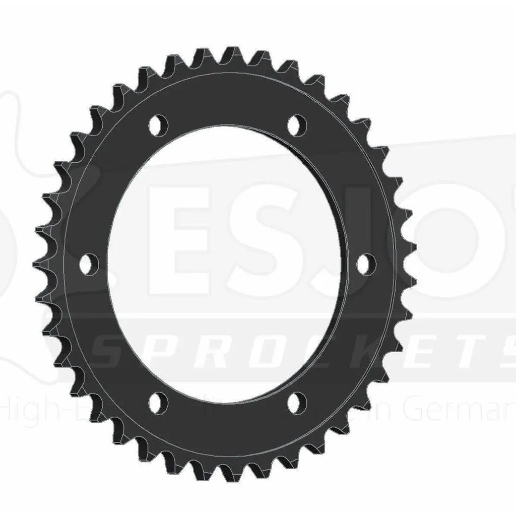 ESJOT 530 Chain Sprocket 43T — Steel, Black.
