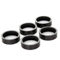 Hzb Carbon Headset Spacers 28.6 mm (1-1/8) 10 mm Pack of 5