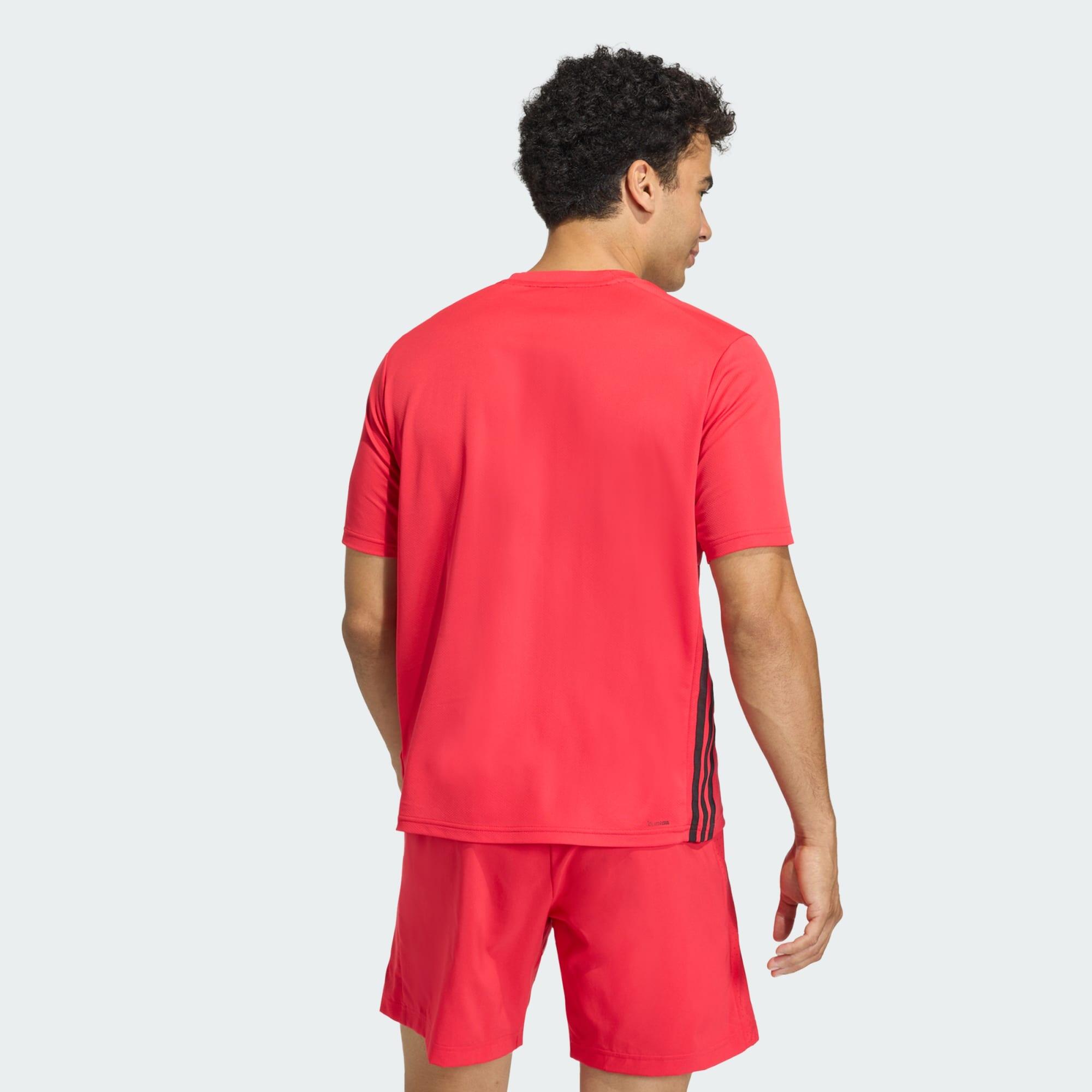WORKOUT ESSENTIALS BASE 3-STRIPES T-SHIRT 2/4