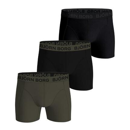 Boxershort Herren 3er Pack Figurbetont-Cotton Stretch Boxer Trunks 3P