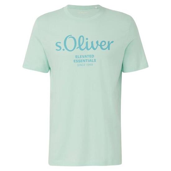 T-Shirt Herren 1er Pack Bequem sitzend-Logo T-Shirt
