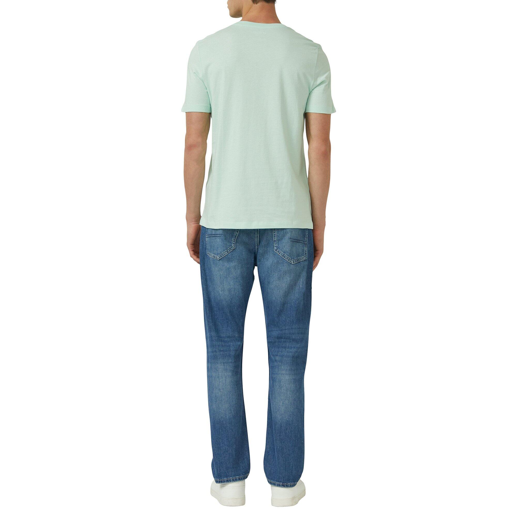 T-Shirt Herren 4er Pack Bequem sitzend-Logo T-Shirt 4/7