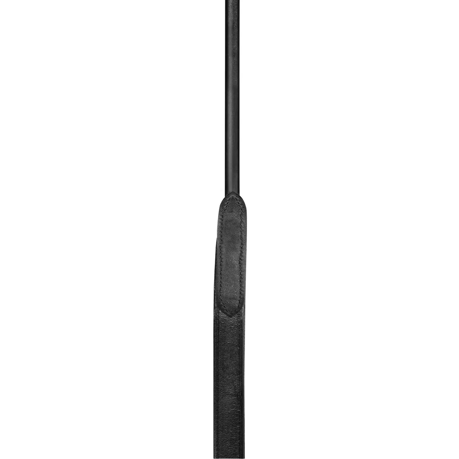 Rene per cavallo in cuoio cucite rotonde con moschettone Waldhausen 1/1