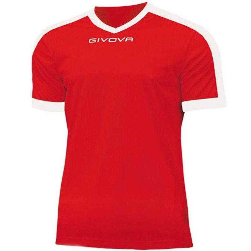 Heren Revolution Interlock TShirt (Wit, Rood) 2/2