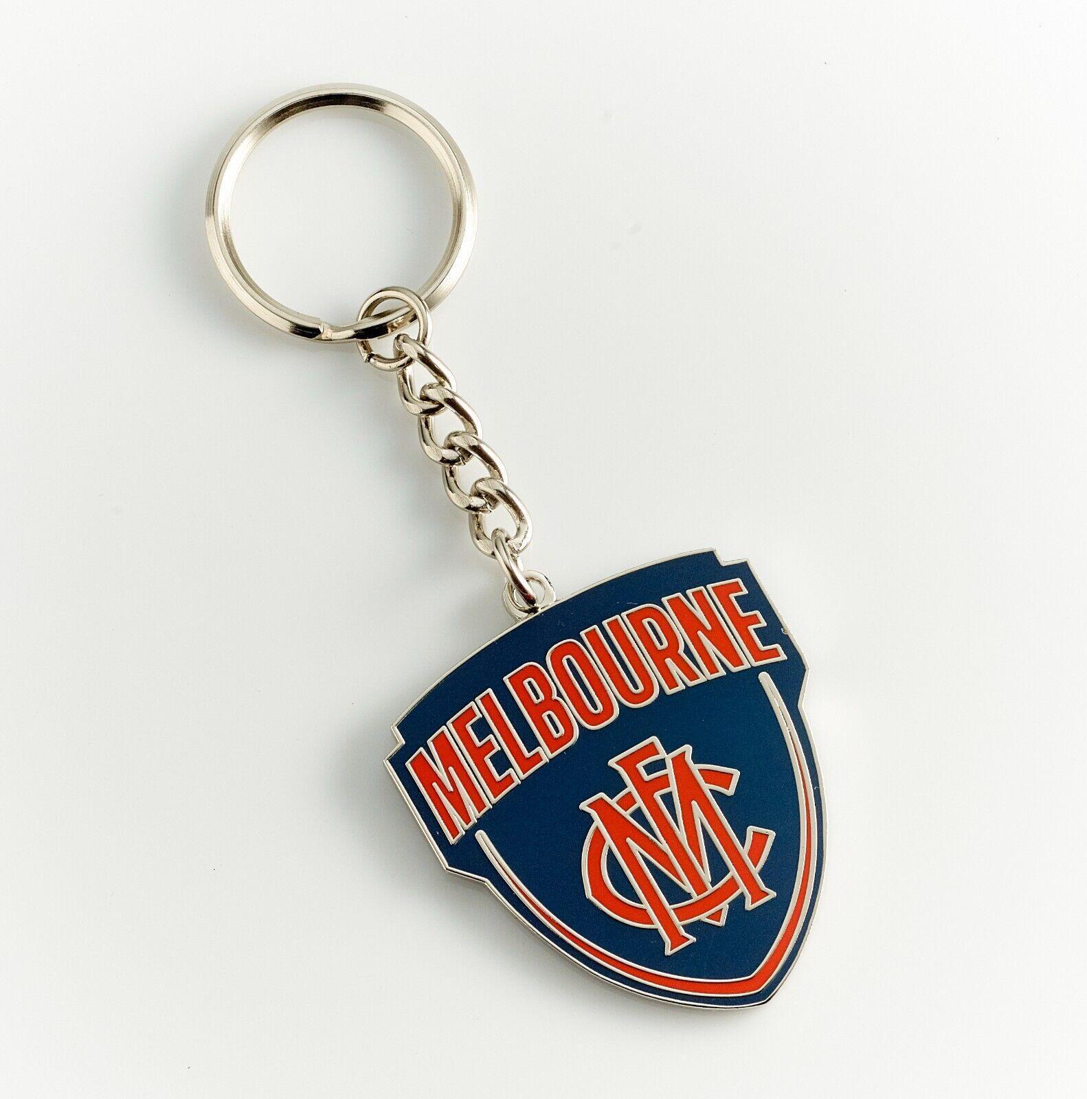 AFL Logo Metal Key Ring - Essendon Bombers - Keyring - Aussie Rules - TROFE