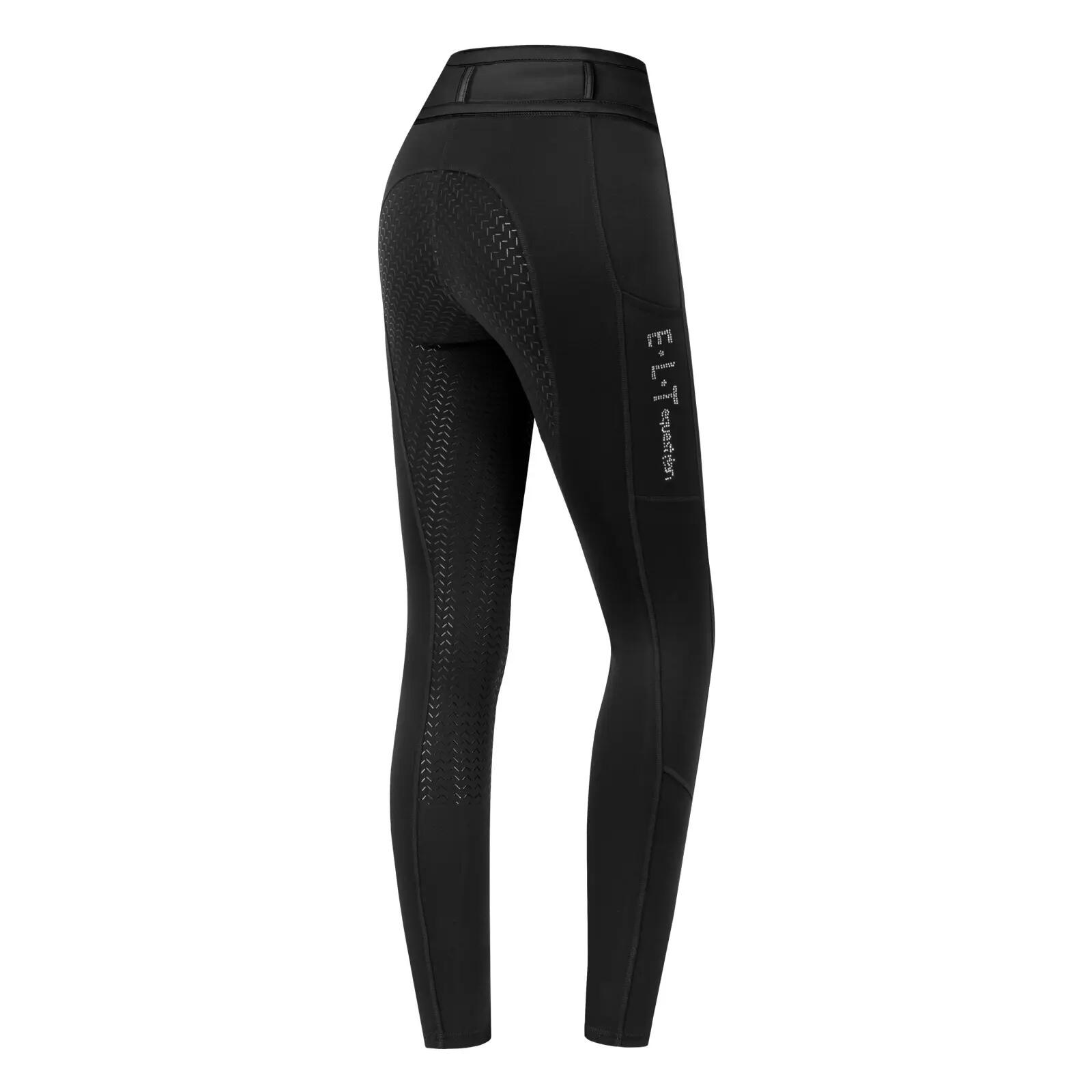 Leggings da equitazione full grip da donna ELT Ella Glam 2/4