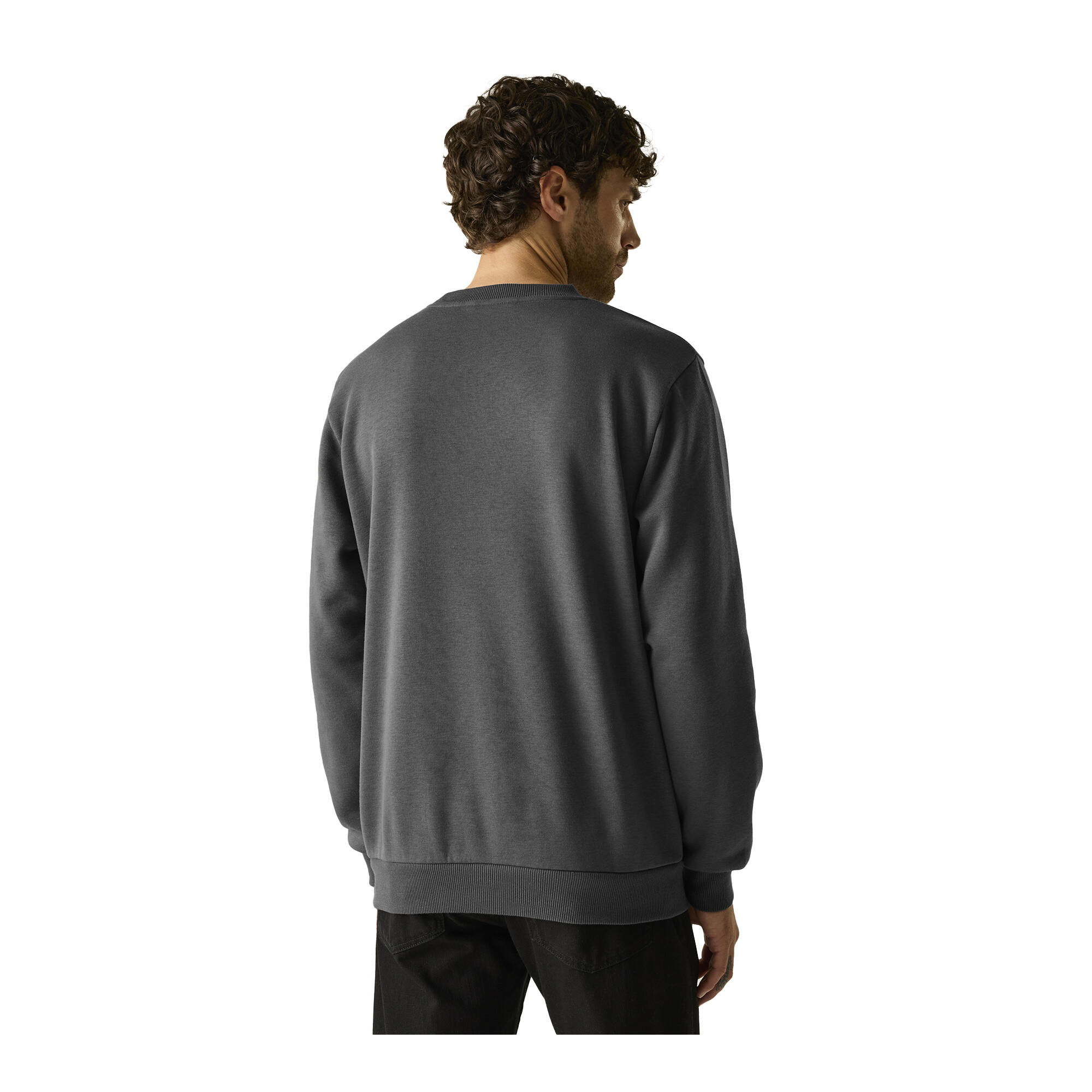 Felpa Cotone Uomo Regatta Grigio Tinta Unita 2/4